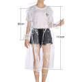 Moda de chicas femeninas Clear Cipe Capided Rainwight Viaje Ligero Viajable Rainwear poncho Rainwear